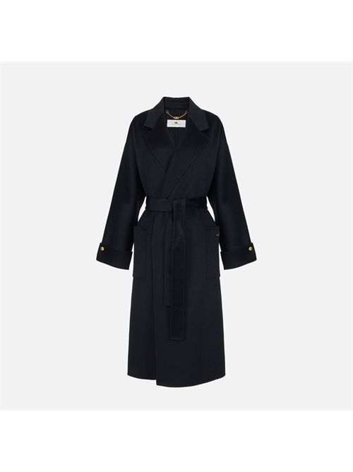 Cappotto in panno di misto lana double ELISABETTA FRANCHI | CP68D56E2/110